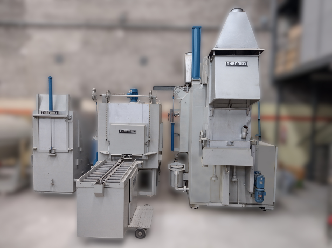 Integral quench furnance line
