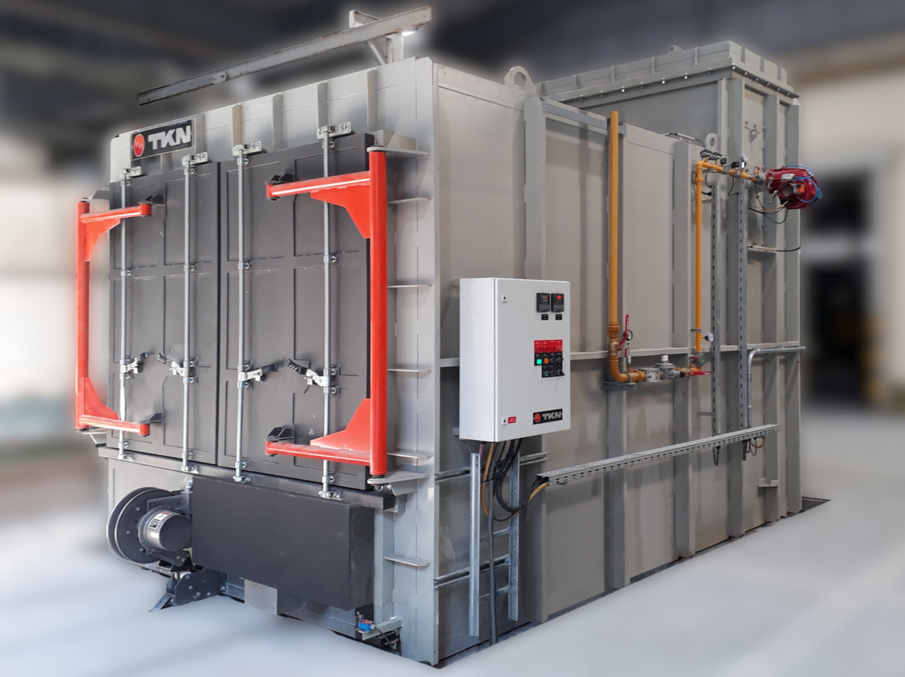 Car bottom furnance - Low temperature - Recirculation