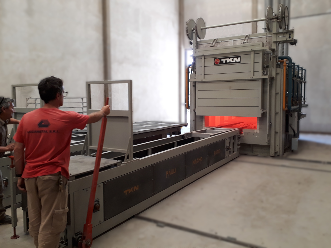 enameling furnace