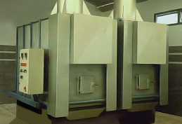 Teknoaustral - Fornos crematorios - Montagem simétrica