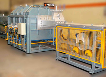Teknoaustral - Continuous mesh belt brazing furnace